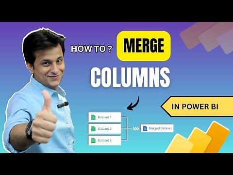 11.1 How Merge Columns in Power BI (Power Query) | Power BI Tutorial for Beginner | By Pavan Lalwani