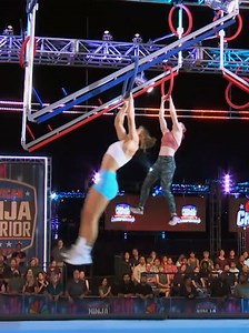 Annabella Heinrich vs. Addy Herman: American Ninja Warrior Race!