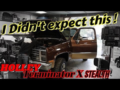 I am Amazed! Install & Test Holley Terminator X Stealth on my Chevy K10