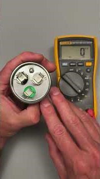 How to Test an AC Run Capacitor with a Multimeter (Easy Cap Check)