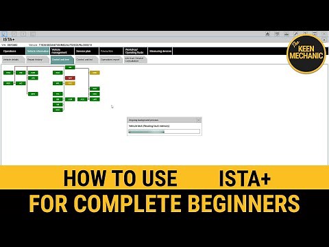 How to use ISTA+, ISTA D for beginners K Dcan cable. How to diagnose your BMW with ista car software