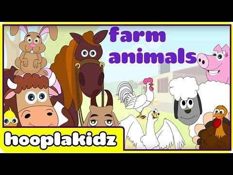 Preschool Activity | Learn About Farm Animals | HooplaKidz