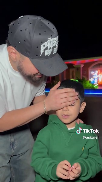 Honestly, this setup was a 10/10! He’s ready to watch Disney's Zootopia 2 now playing only in theaters! 🍿🚔 #foryoupage #fyp #son #adriel #goveeoutdoorlights