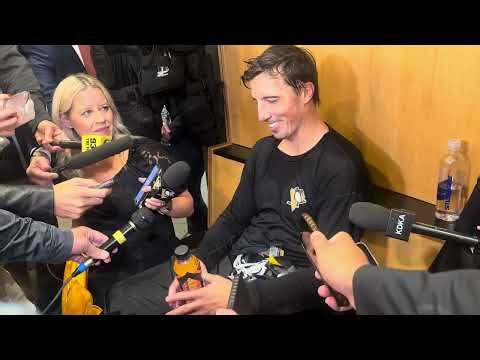 Marc-Andre Fleury Post Game Interview after final appearance with Pittsburgh Penguins