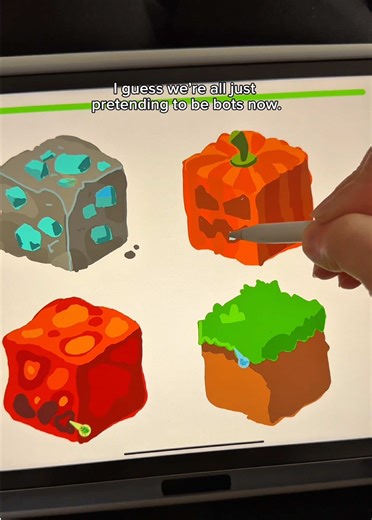 I guess we’re all just pretending to be bots now. #ArtWorkout #DrawingApp #minecraft #minecraftdrawing #artchallenge #howtodraw #multiplayer #ipadgames #drawwithme #digitalart