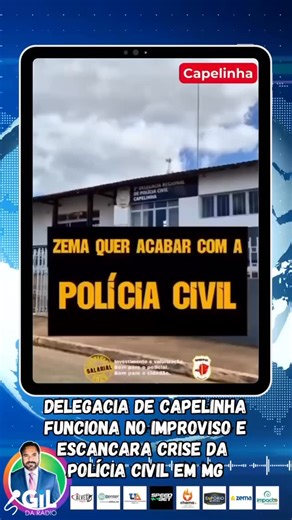 GIL DA RÁDIO on Instagram: "ALÔ ITAMARANDIBA… Delegacia de Capelinha funciona no improviso e escancara crise da Polícia Civil em MG A Delegacia da Polícia Civil de Capelinha, no Vale do Jequitinhonha, opera em condições precárias, segundo o Sindipol-MG. No mesmo prédio improvisado, funcionam três setores: plantão, delegacia da mulher e delegacia de comarca — todos sem estrutura adequada. Sete investigadores dividem uma sala para atender toda a demanda criminal da cidade e da região. Não há deleg