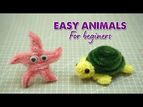 EASY Animal out of PIPE CLEANER | Best Pipe Cleaner tutorial for beginers