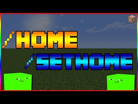 How To /Home & /Sethome FOR SERVERS! | Bedrock Command Tutorial