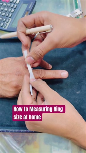 How to measure ring size at home