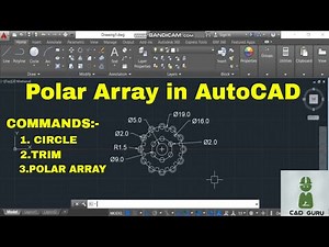 Polar Array Command in AutoCAD