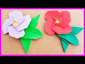 ⫸ HOW TO MAKE A PAPER FLOWER 🏵| ORIGAMI STEP BY STEP✅