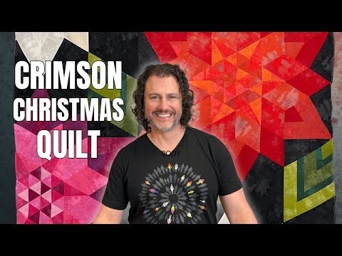 Crimson Christmas Quilt (Grunge Version) | Tips, Tricks & Full Construction Walkthrough