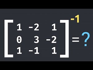 How to Find the Inverse of a 3x3 Matrix