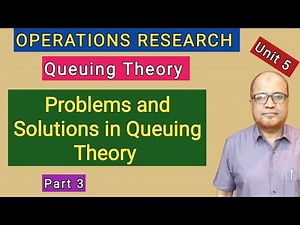 Operations Research I Queuing Theory I Problems and Solutions I Part 3 I Hasham Ali Khan I