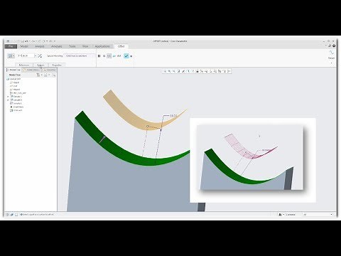 PTC Creo 4.0 tutorial: Offset feature and Offset analysis
