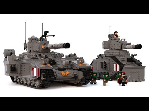 LEGO Warhammer 40k Leman Russ Tank Instructions