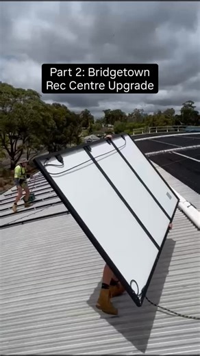 Bridgetown Recreation Centre Upgrade ⚡ Major works are underway, including a full network upgrade for the entire facility, new consumer mains, and a new site main switchboard. All designed to future-proof the centre for years to come and support the Bridgetown-Greenbushes Shire community. This stage also ties in with the installation of the Solar Generation System and Battery Energy Storage System, which will power two new high-capacity heat pump pool heating systems (replacing the old, ineffici