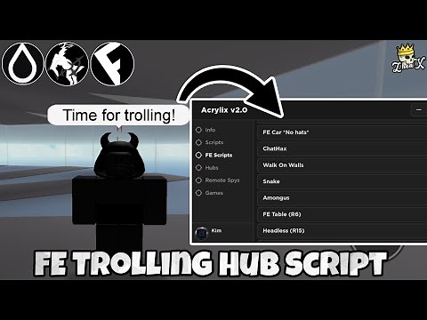 FE Trolling Script Hub | Hydrogen • Fluxus