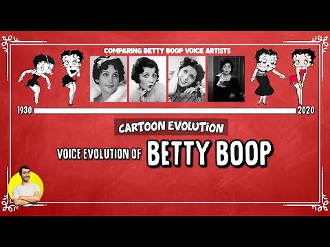 Voice Evolution of BETTY BOOP - 90 Years Compared & Explained | CARTOON EVOLUTION