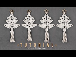 Macrame Christmas Tree Tutorial
