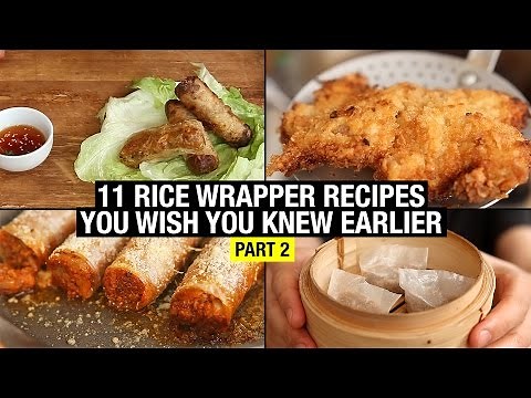 11 Recipes Using Rice Paper WAY BEYOND Spring Rolls (part 2)