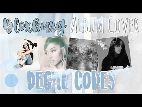 Bloxburg | Album Cover Decal Codes