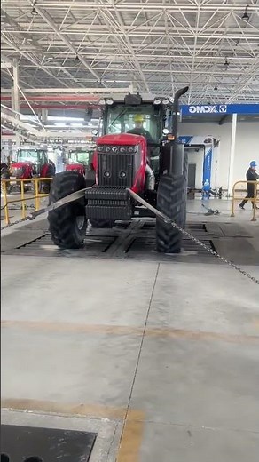 Pre delivery high speed simulation test for tractors