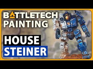 How to Paint LYRAN COMMONWEALTH (House Steiner) | BattleTech