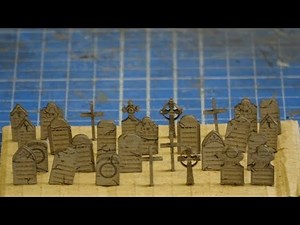 How to build the 4 ground OOgauge Grave stones - NWMTV