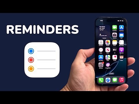How To Use Reminders App on iPhone