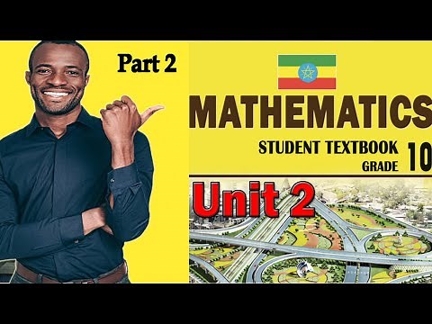 Grade 10 MATH Exercise 2.1 || Unit 2 || Ethiopian Education science explained ‪@alphaethiopianeducation‬​
