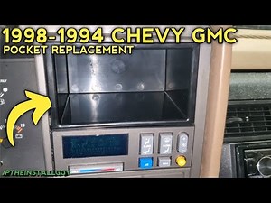chevy gmc full size truck radio pocket replacement 1988-1994