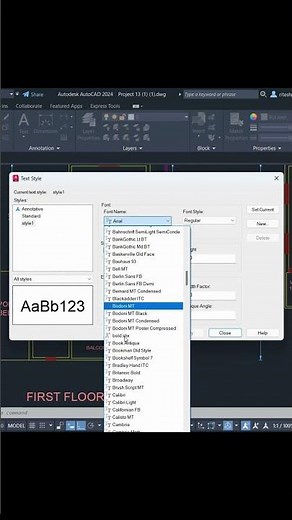 How to Change Text Style in AutoCAD | Easy Text Formatting Tutorial for Beginners