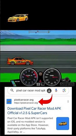Pixel Car Racer Mod APK Download Latest Version v1.2.5 #racinggame#videogame #pixelcarracer #roblox