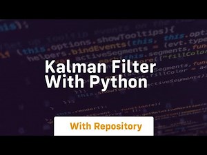 kalman filter with python