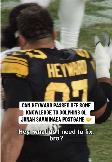 Cam Heyward Shares Insights with Jonah Savaiinaea