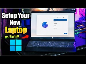 How To Setup A New Laptop💻 - [2025 FULL GUIDE] - Setup Windows Laptop✨Step-By-Step
