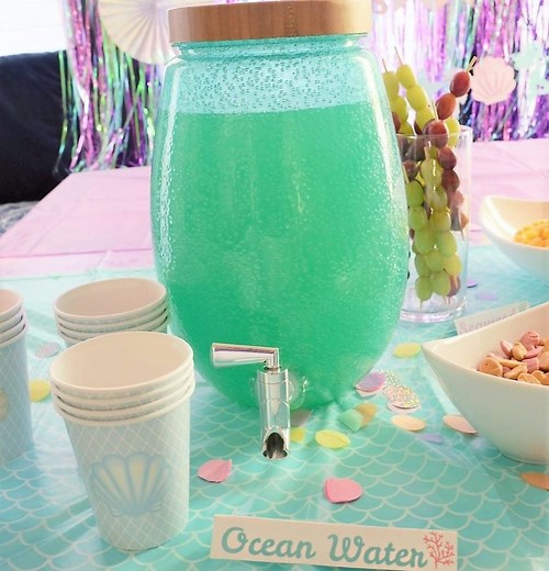 Mermaid Party Punch | Ocean Water Recipe