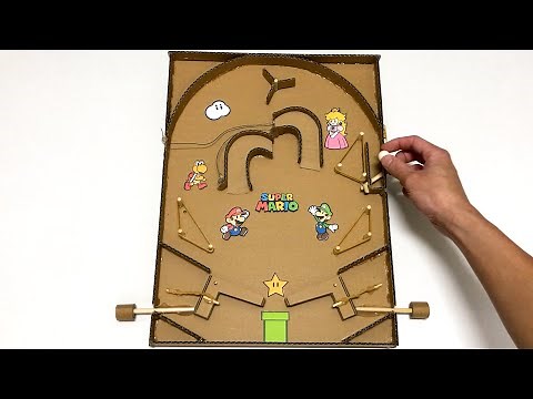 How to make a Pinball Machine with Cardboard at Home