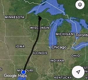 There was a Missouri compromise in 1820 and again in 2025! But now it’s time to head north! #wisconsin #vilas #summer going from mid 90s to mid 60s. | Ramblin Ray