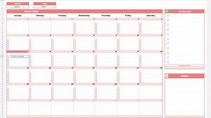 Editable Monthly Calendar: Google Sheets Task Planner (digital Download) - Etsy