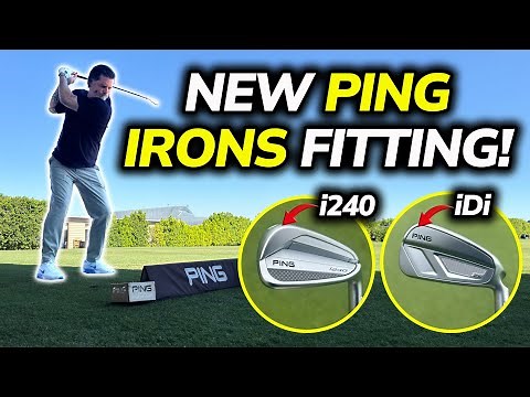New Ping i240 And iDi Irons Tour Fitting (Incredible Results!)