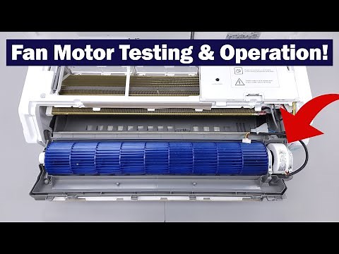 Inverter Mini Split FAN MOTOR Operation and Testing! 5-Wire BLDC
