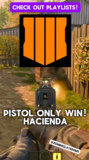 Bo4 Prop Hunt Victory Using ONLY a Pistol! (Hacienda) 🔫