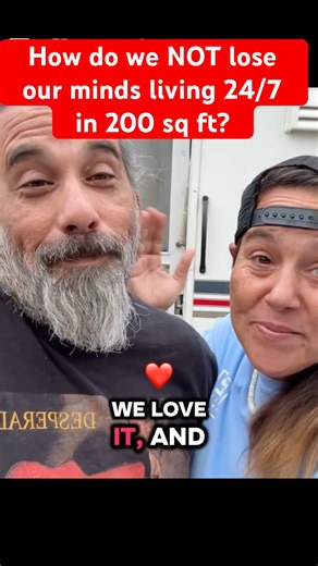 How We Survive 24/7 Together 😳 #couple #rvlife