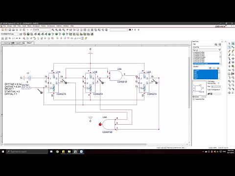 Mod-8 and Mod-6 Synchronous Counter PSpice