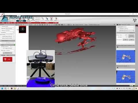 How to scanning the object with 3D cnc scanner #scanner #3dscanner