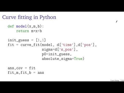 Curve fitting in Python with curve_fit