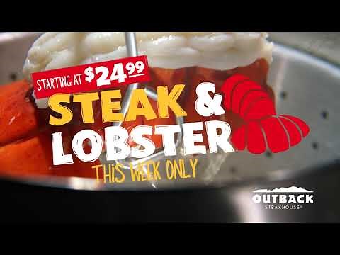 Outback Steakhouse || Steak & Lobster By Popular Demand