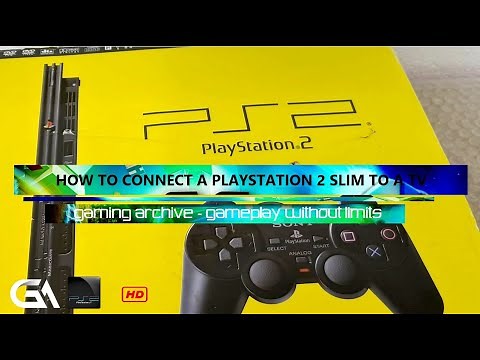 4 Ways To Connect PlayStation 2 SLIM PS2 To a Modern TV Smart TV How To Connect PS2 SLIM To TV